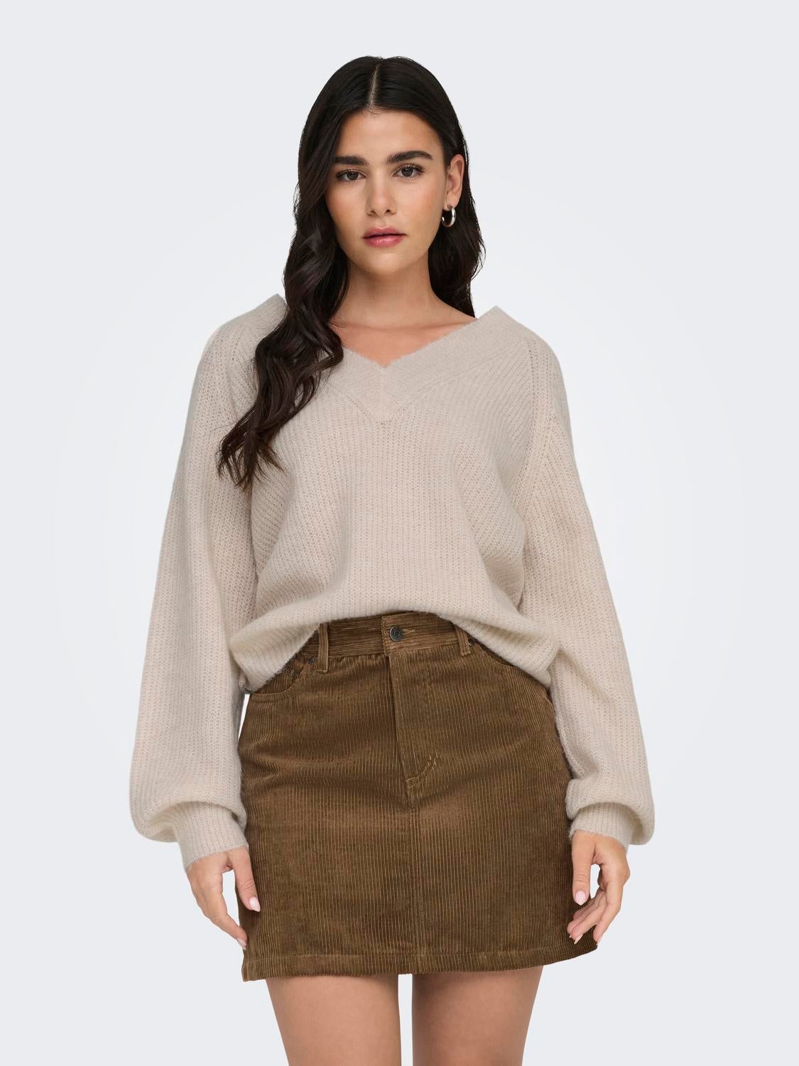 JDYINGEBORG Pullover Pumice Stone