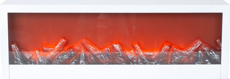 IKO Sfeerhaard/Open Haard Wit - met Led Verlichting L60 X H20 cm
