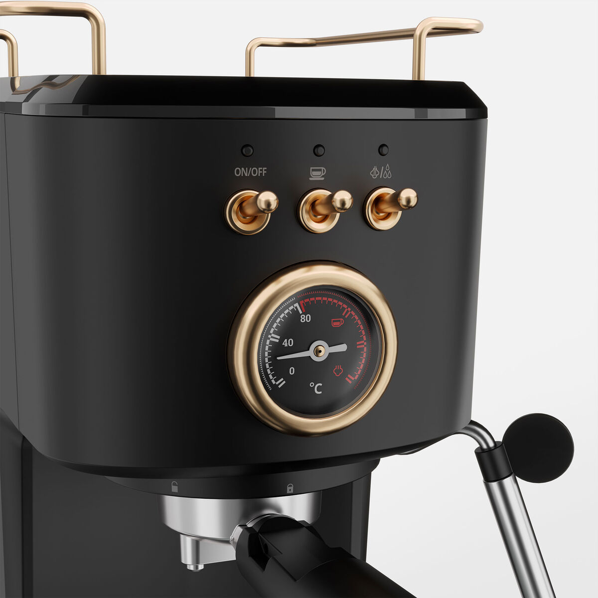 Princess Espressomaskin, rustfritt stål