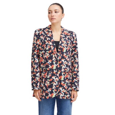 Veste femme Ihkate Print Oversize ICHI