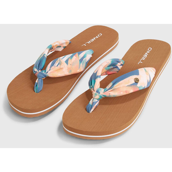 O'Neill Ditsy Sun Sandals Blue Painted Tropics Damen SU25