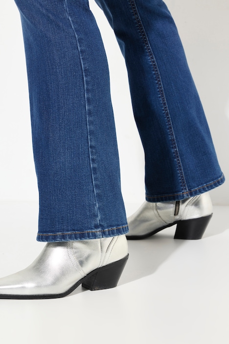Bootcut-Jeans Marie, weites Bein, 5-Pocket-Schnitt
