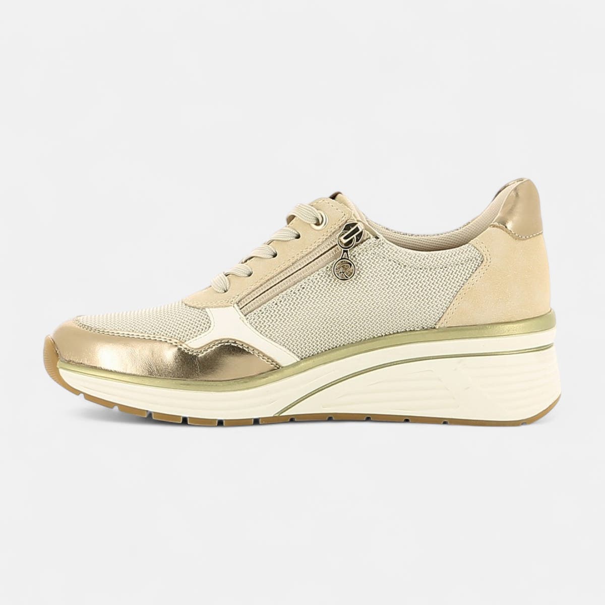 Baskets basses Femme beige