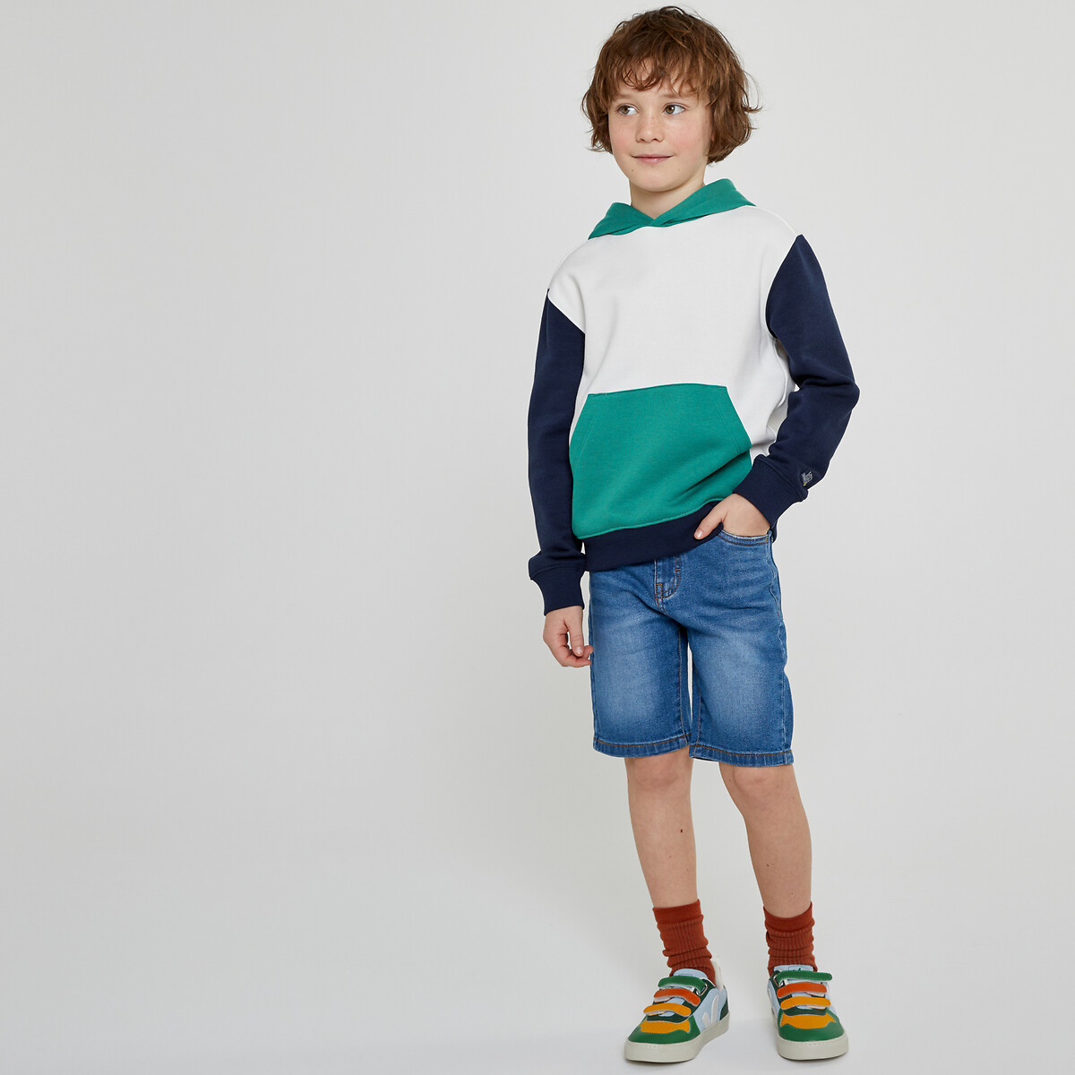COLEÇÕES LA REDOUTE<br> Bermuda jeans reta