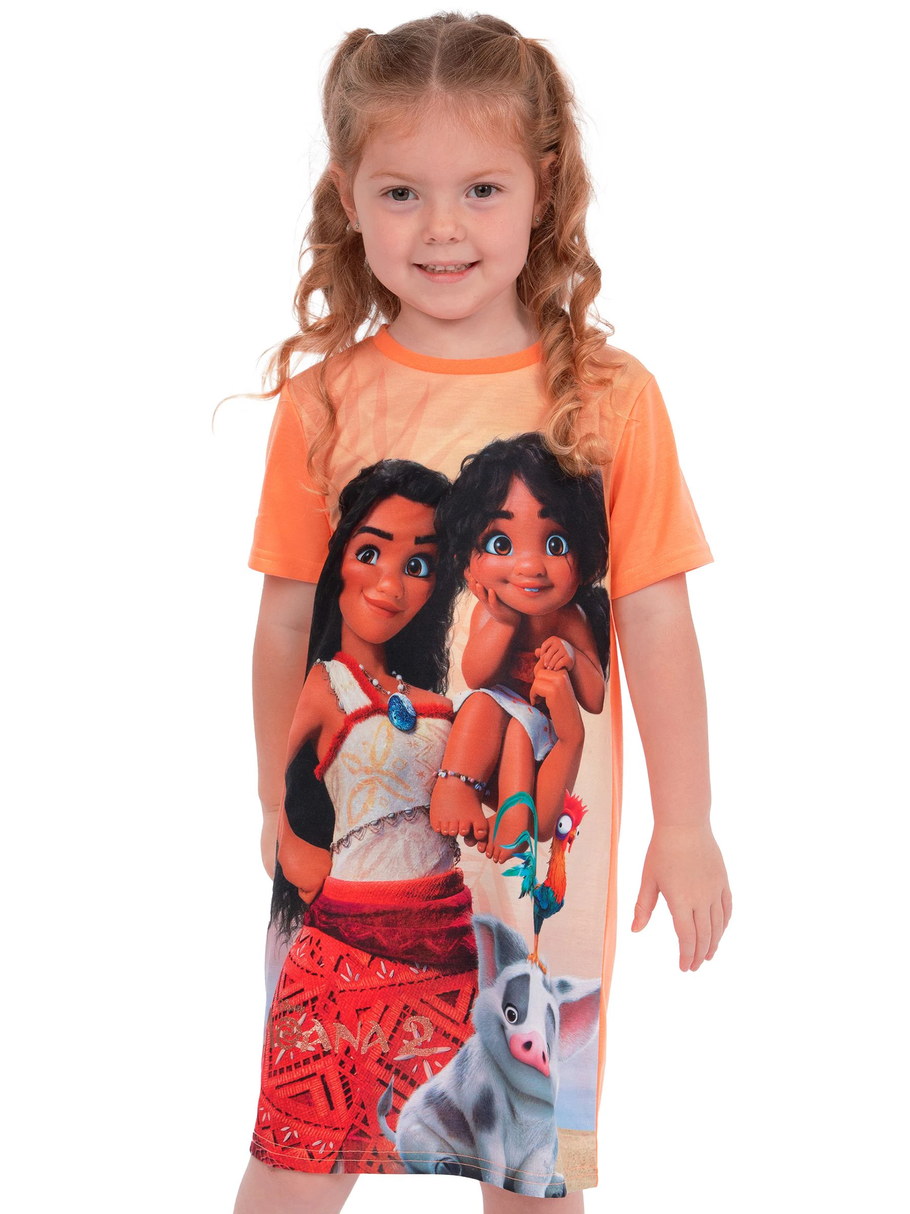 Disney Moana en Simea nachtjapon met personage print 2