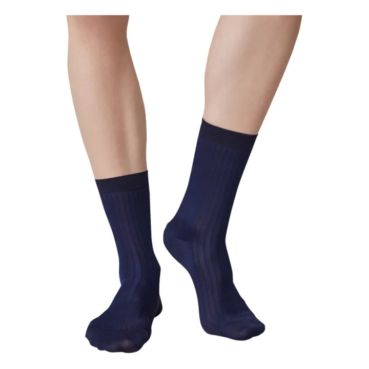 Swedish Stockings Chaussettes Alexa | Bleu marine