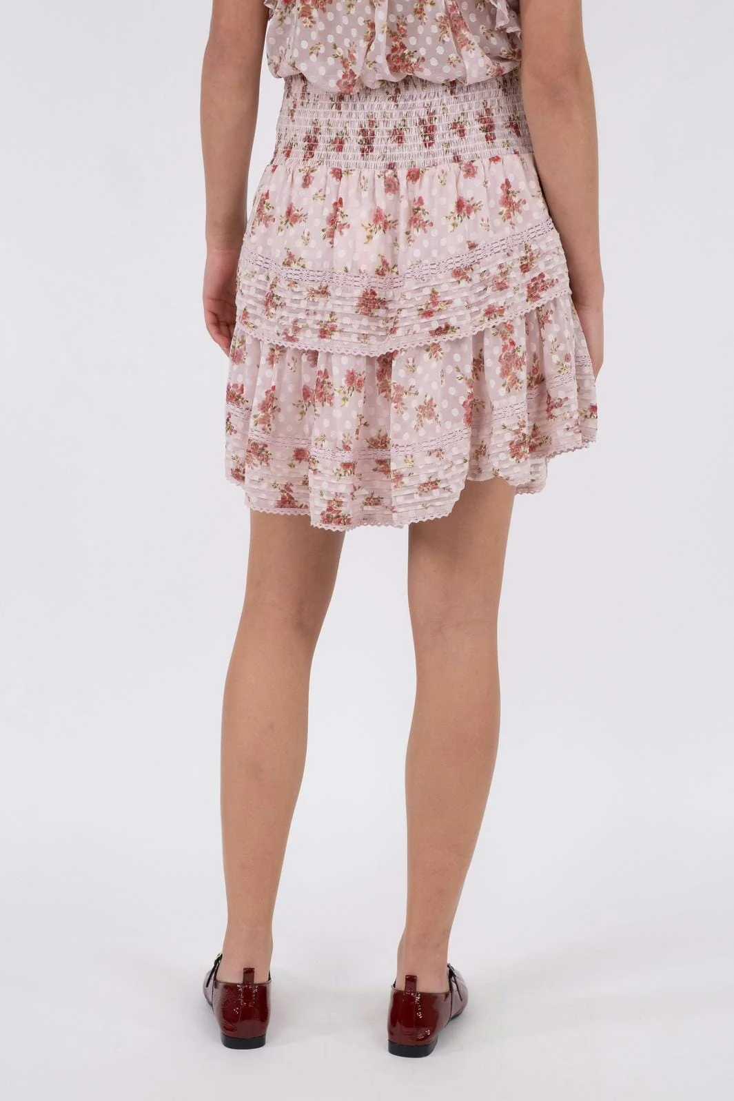Neo Noir Kenia Dreamy Rose Skirt
