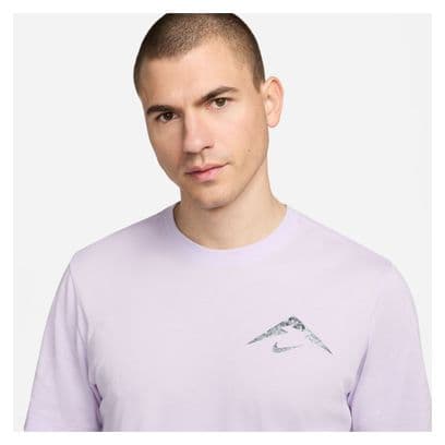 T-shirt manches courtes Nike Dri-Fit Trail Violet Homme