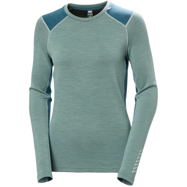 T-shirt thermique HELLY HANSEN W LIFA MERINO MIDWEIGHT CREW CACTUS