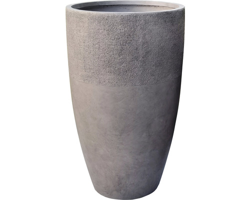 Lafiora Sober Clayfiber plantenbak, Ø 35 cm, H 60 cm, bruin