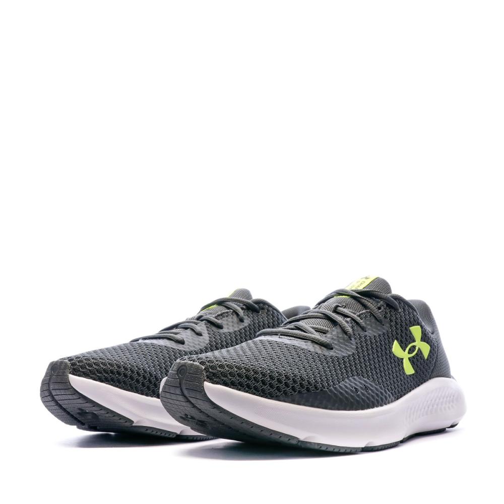 Under Armour Chaussures De Running Kaki Homme Under Armour Charged Pursuit 3