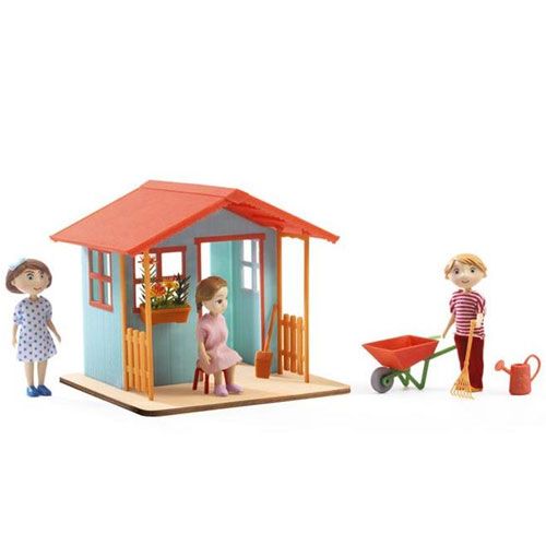 Djeco poppenhuis tuinhuisje DJ07835