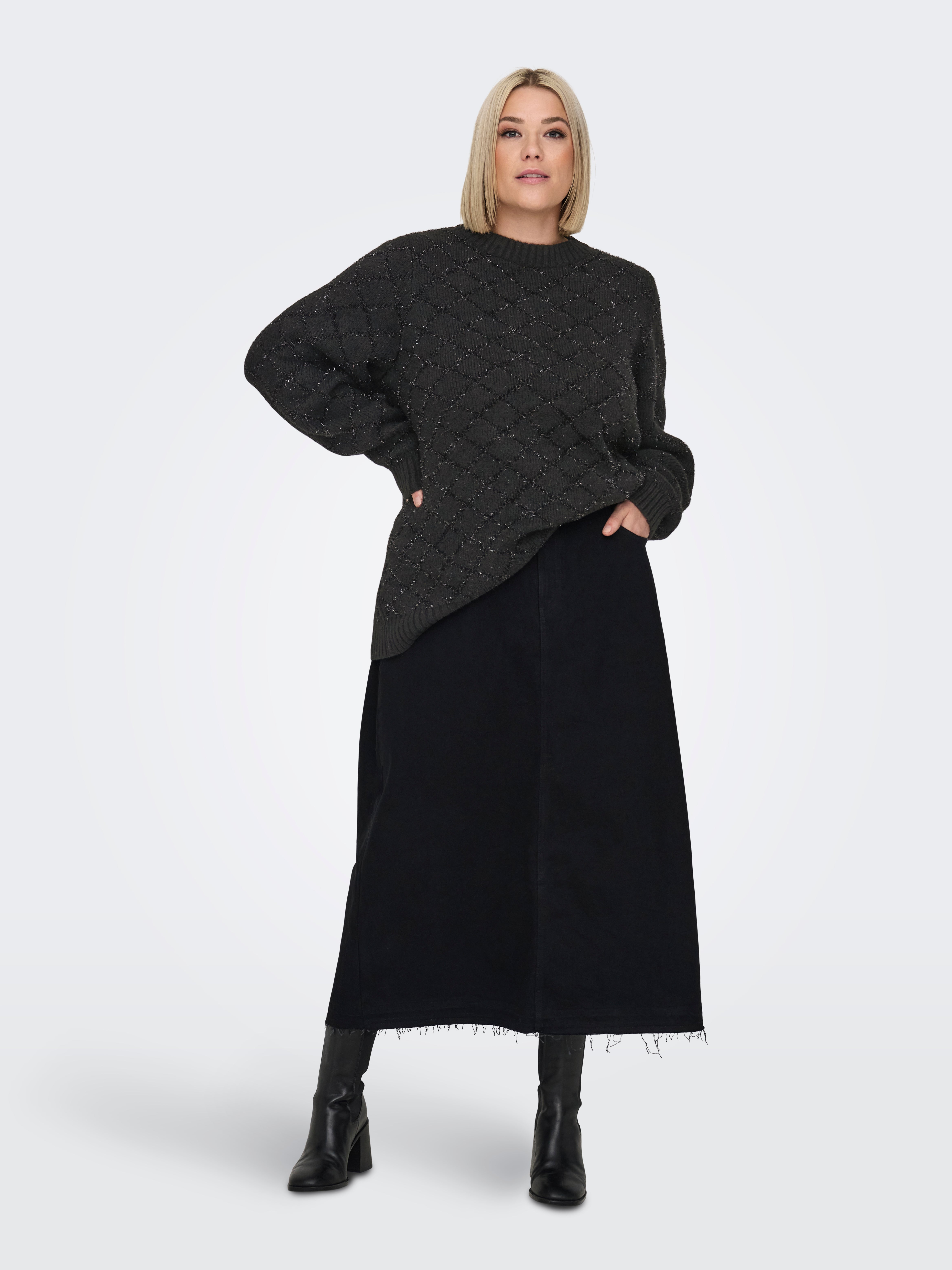 CARALBA Strickpullover Black
