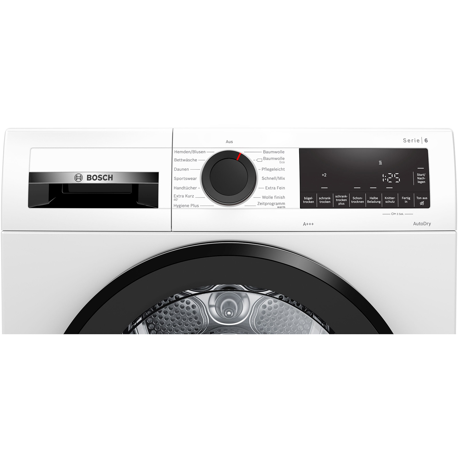 BOSCH Wärmepumpentrockner WQG233D40 - weiß - 8 kg - A+++