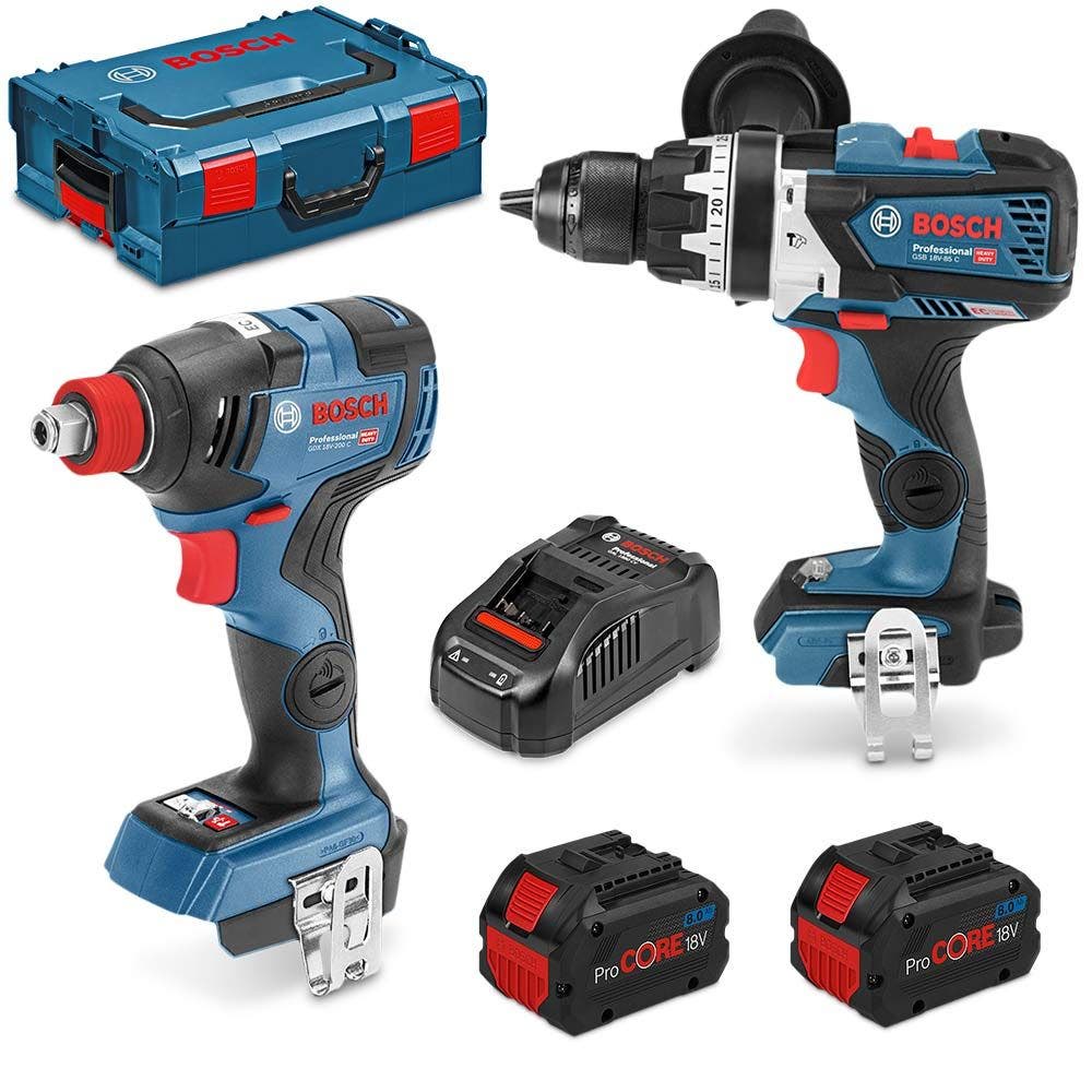 BOSCH ProCORE18V Brushless 2 Piece 2 x 8.0Ah Combo Kit 0615990L24