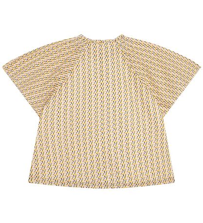 Zadig & Voltaire Top - Gold Yellow m. Muster