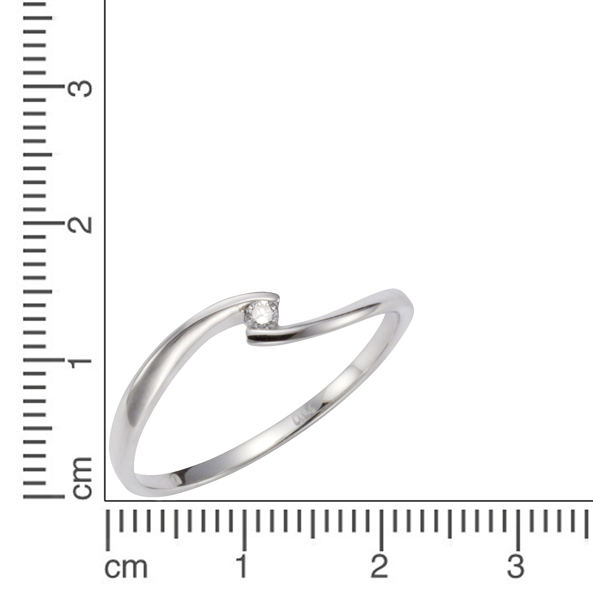 Orolino Ring 585 Gold mit Brillant 0,04ct.