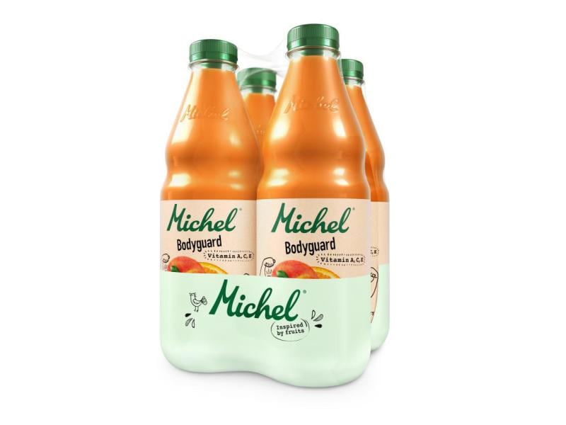 Michel Säfte Bodyguard 4 x 1 l Multivitaminsaft aus fairem Handel