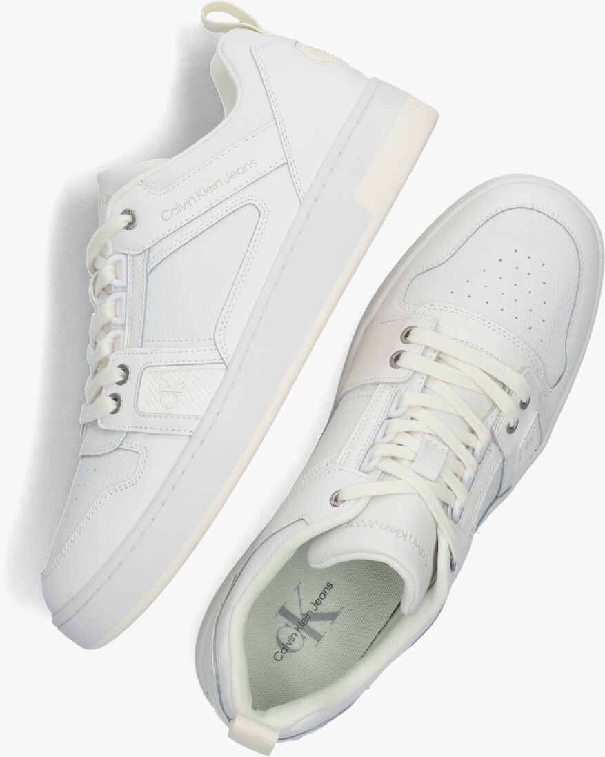 CALVIN KLEIN witte calvin klein lage sneakers basket cupsole r insert