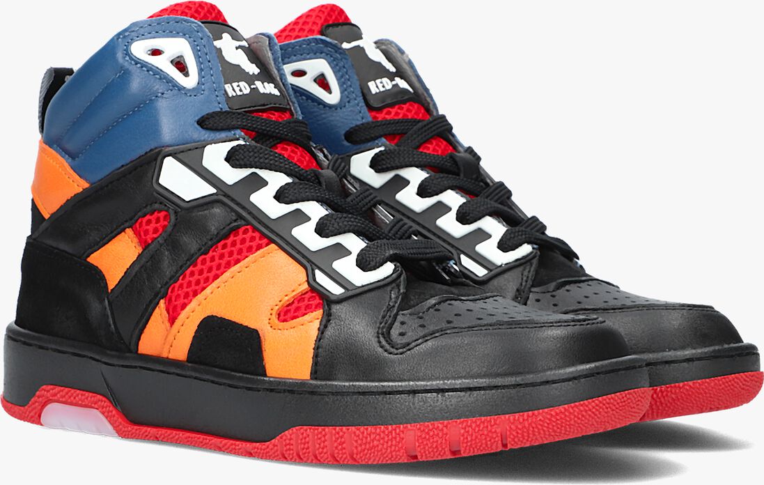 RED-RAG zwarte red-rag hoge sneaker 13679