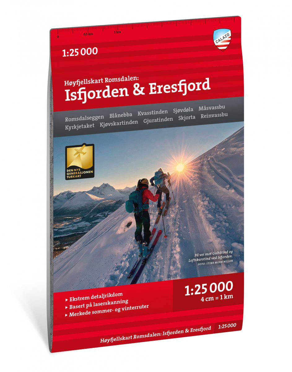 Calazo Høyfjellskart Romsdalen