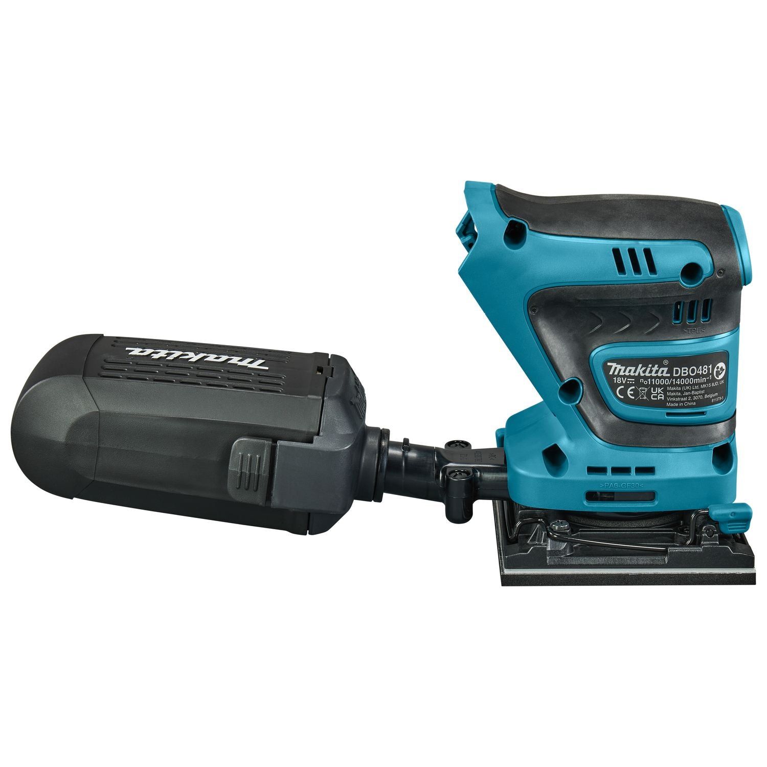Makita DBO481Z Accu Handpalm Vlakschuurmachine 18V Basic Body