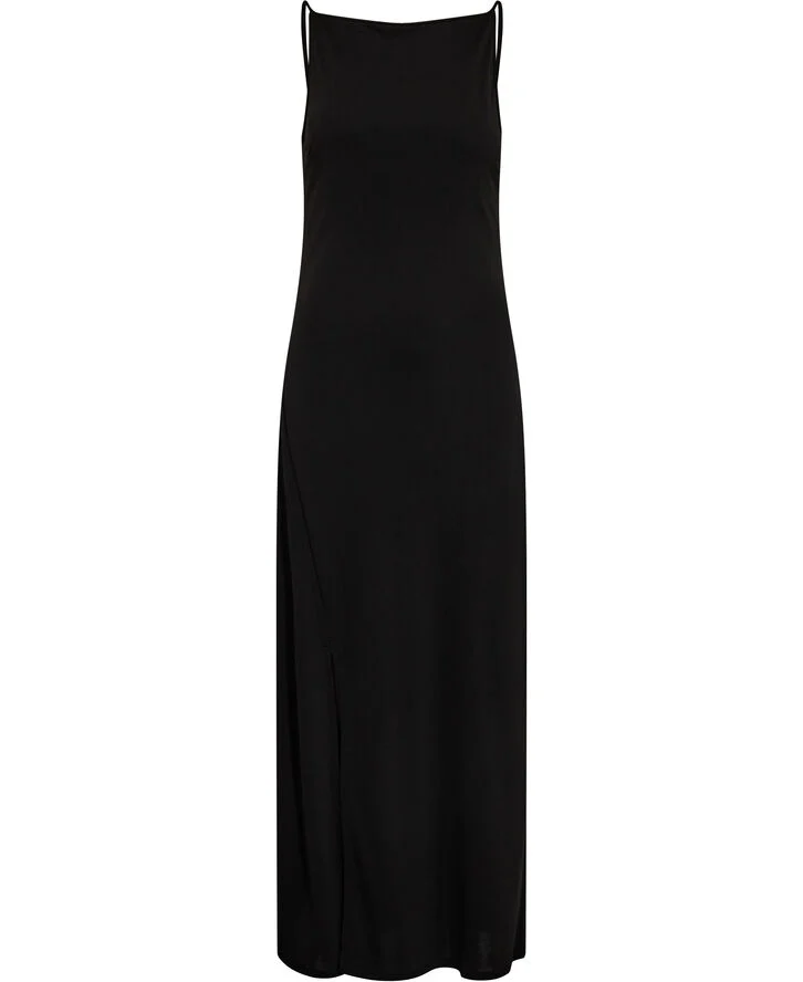 Filippa K High Neck Slip Dress Black
