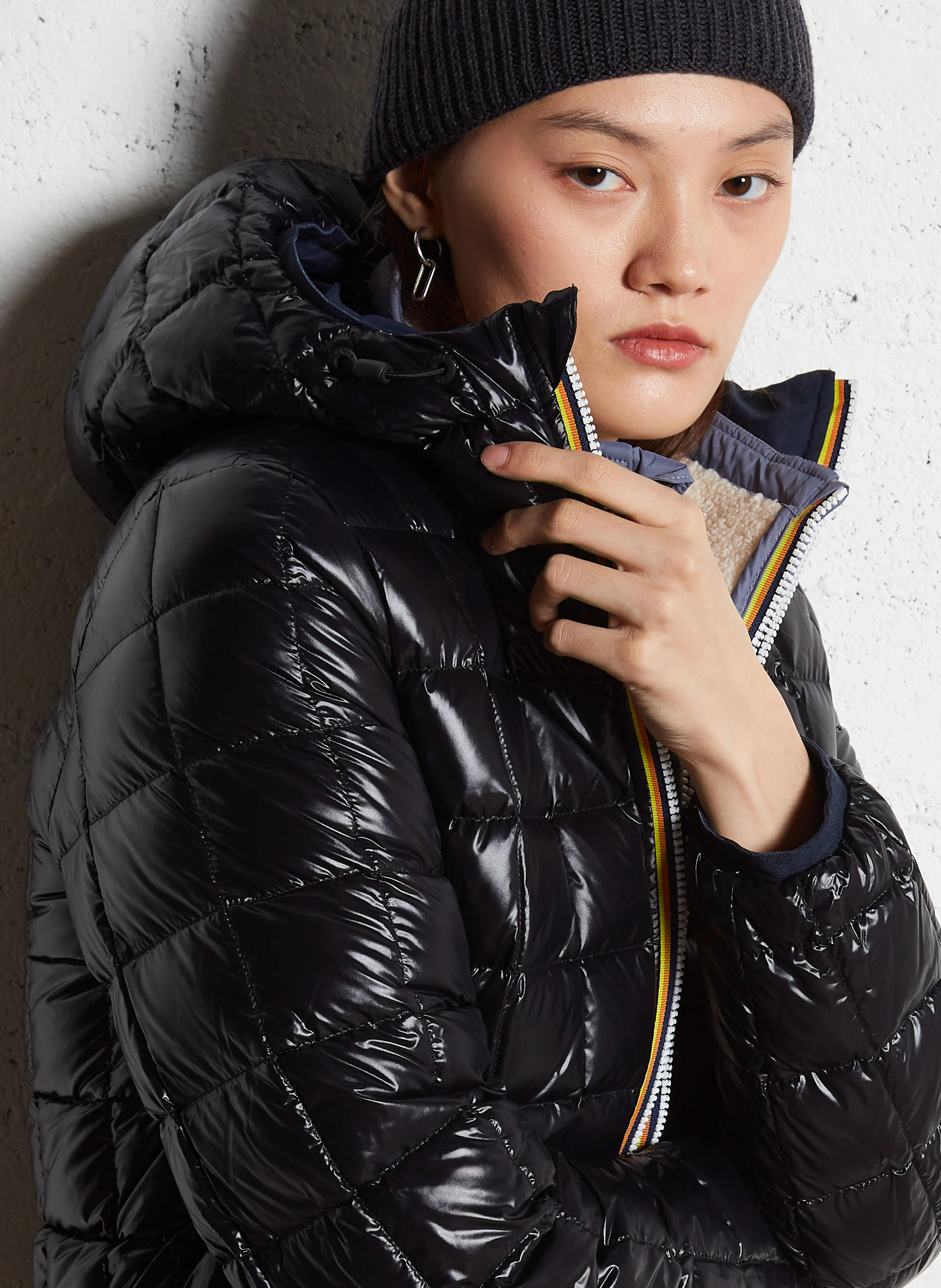 SOPHIE ST THERMO DOUBLE - Imperméable col montant droit | Multicolore