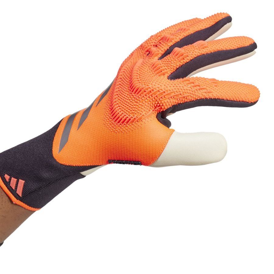 adidas Gants de Gardien Predator Pro Vivid Horizon - Turbo/Aurora Black