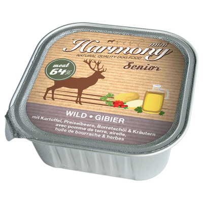 Harmony Dog Natural Nassfutter Senior Wild & Kartoffel 11x150g