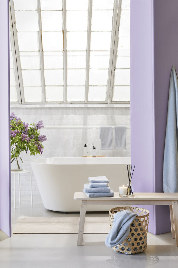 Himla Lina TOWEL cool 50x70 Grå & blå