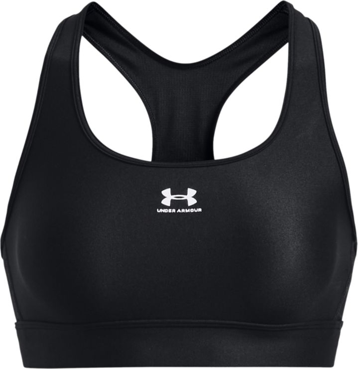 Under ArmourHeatGear Armour Mid Padless Sports Bra - schwarz