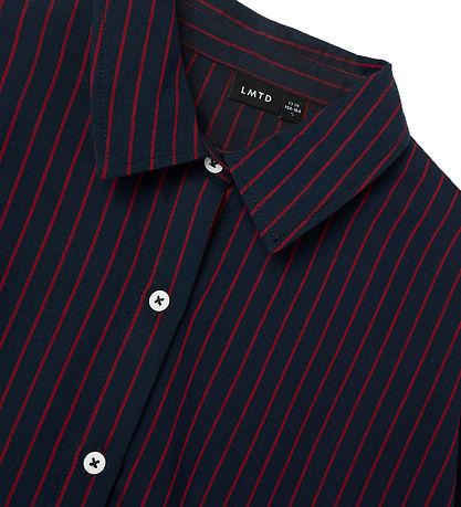 LMTD Skjorte - NlfHelle - Navy Blazer/Salsa