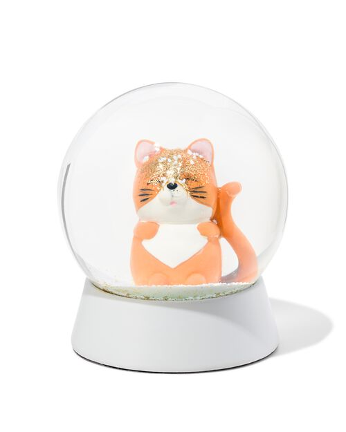boule à neige chat 12cm