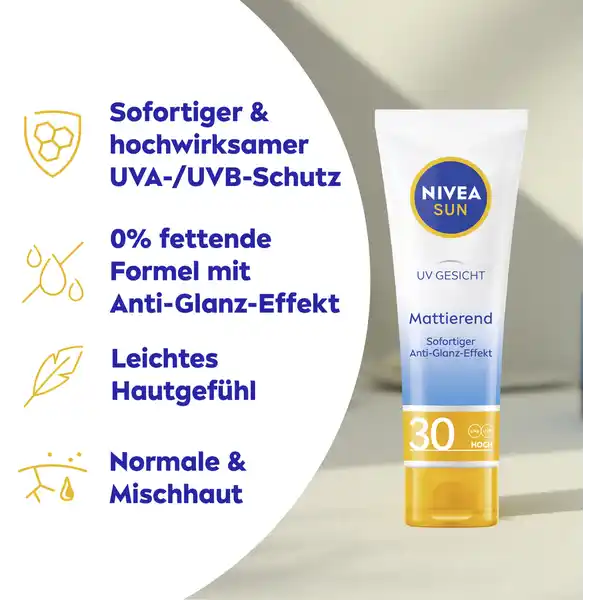 Mattierender Gesichtsschutz LSF 30
