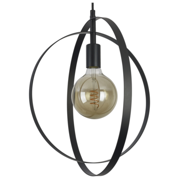 Hanglamp Thijs zwart Ø42cm