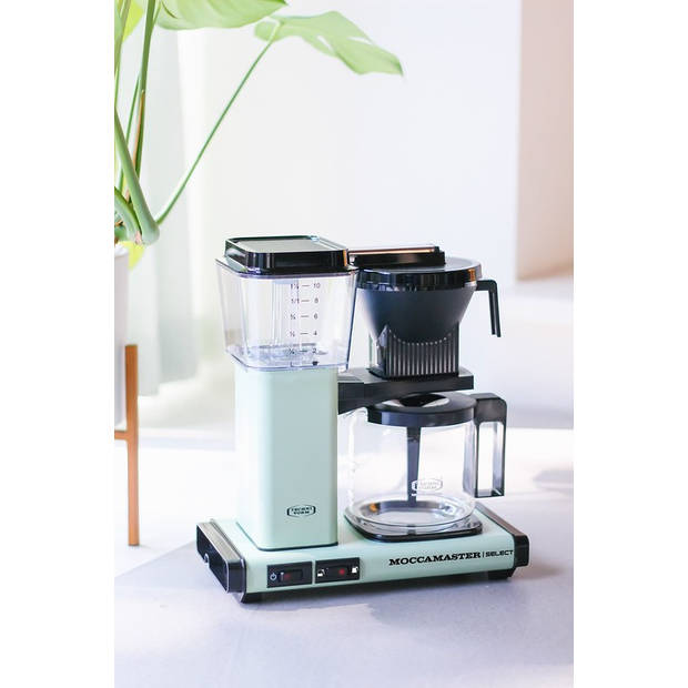 Douwe Egberts Moccamaster filterkoffiezetapparaat KBG Select antraciet 1,25L