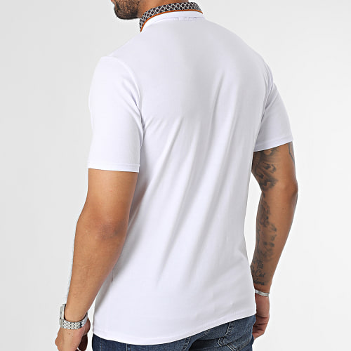 Polo Manches Courtes Blanc