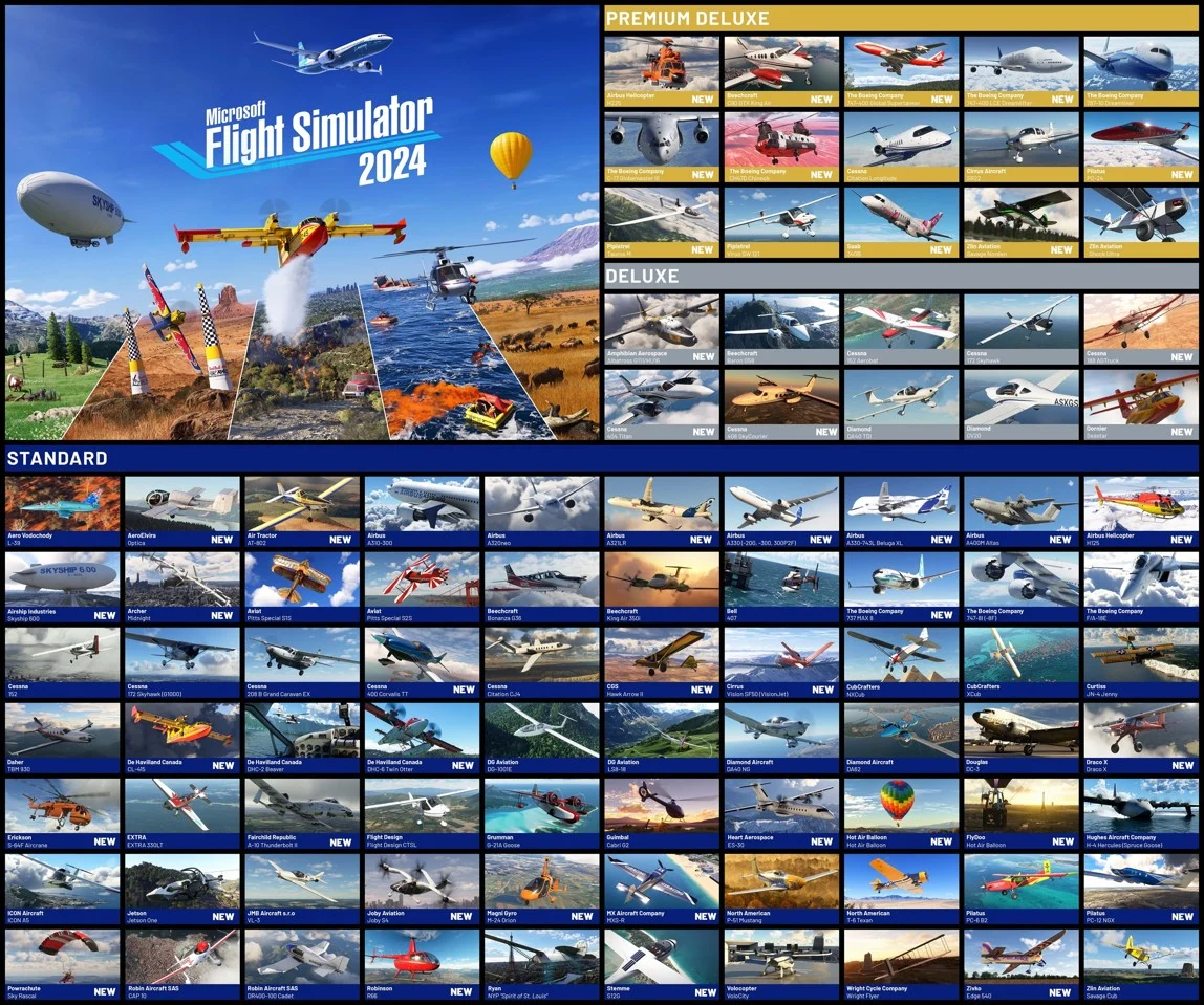 Microsoft Flight Simulator 2024 - Deluxe Edition- Xbox Series X