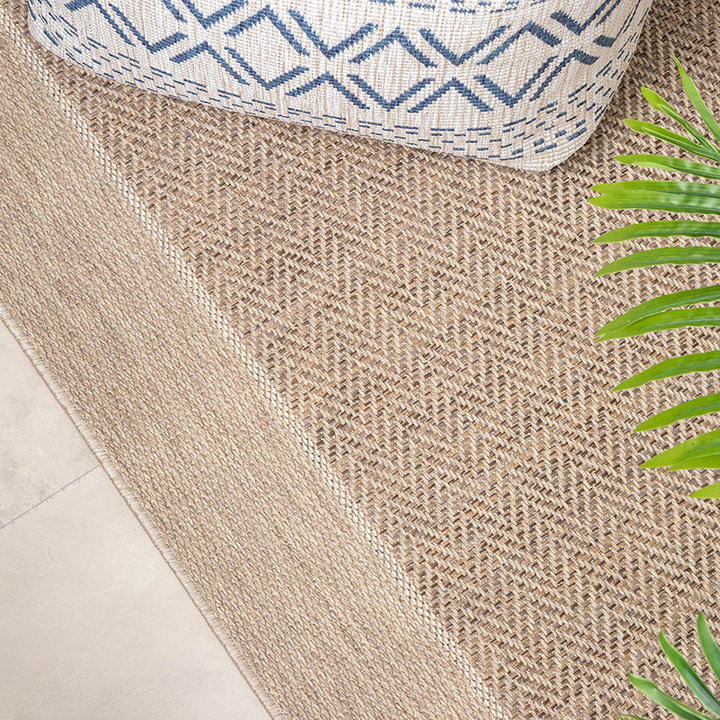 Jute buitenkleed - Fora Edge Naturel | De jute look!