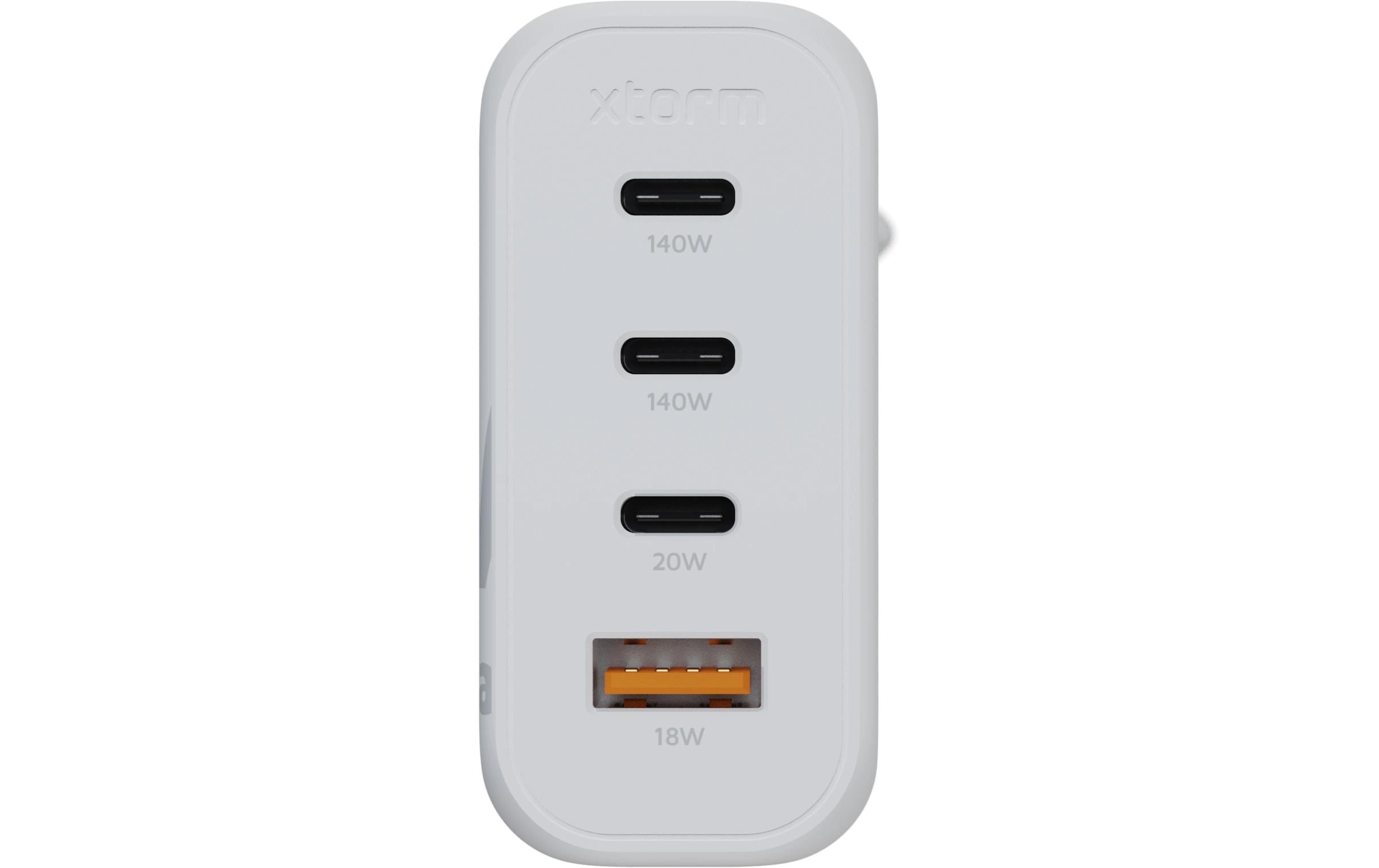 USB-Wandladegerät XEC140Schnellladefähiges Ladegerät mit USB-C & USB-A