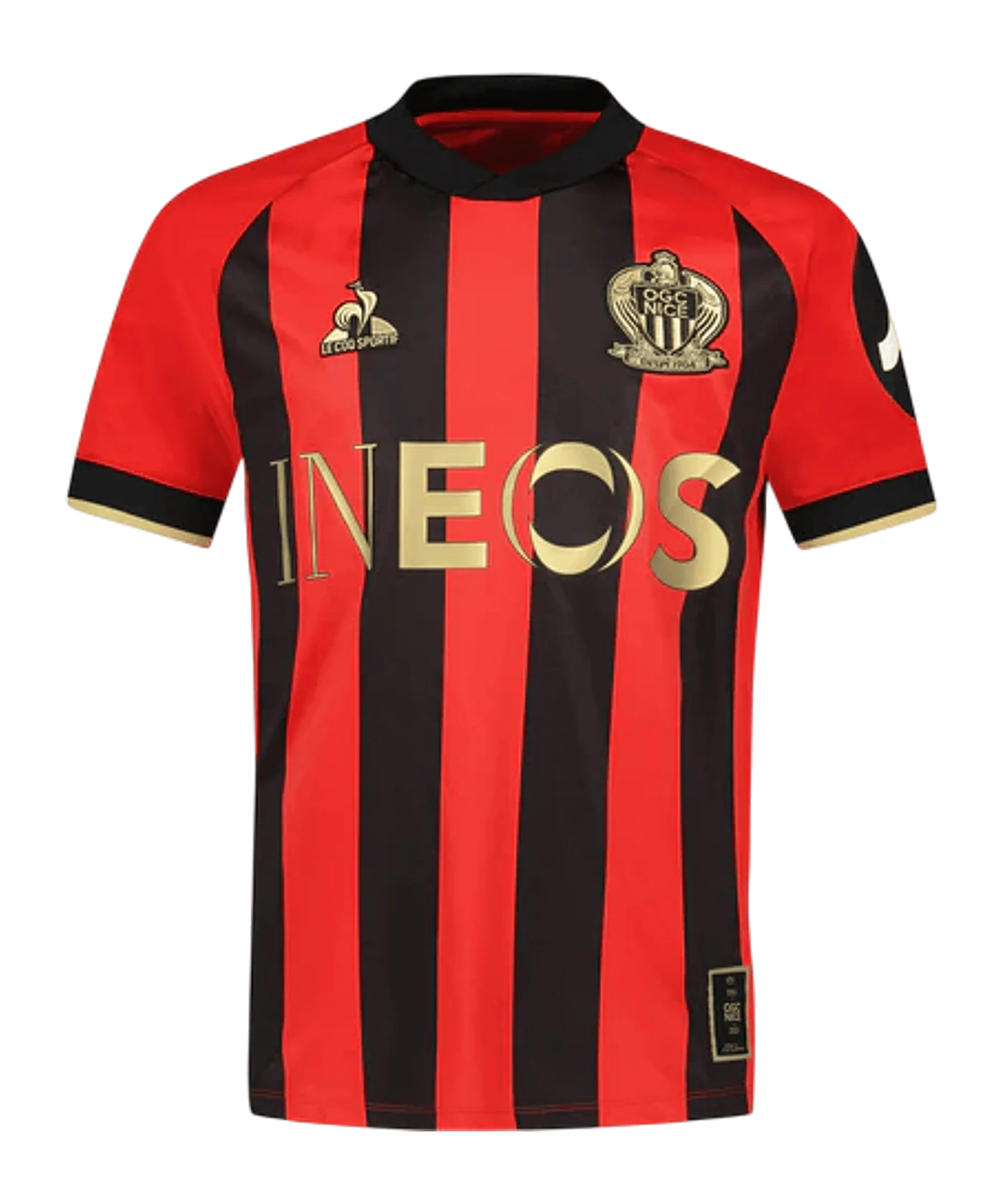 Le Coq Sportif OGC Nizza Trikot Home 2024/2025 Kids Rot