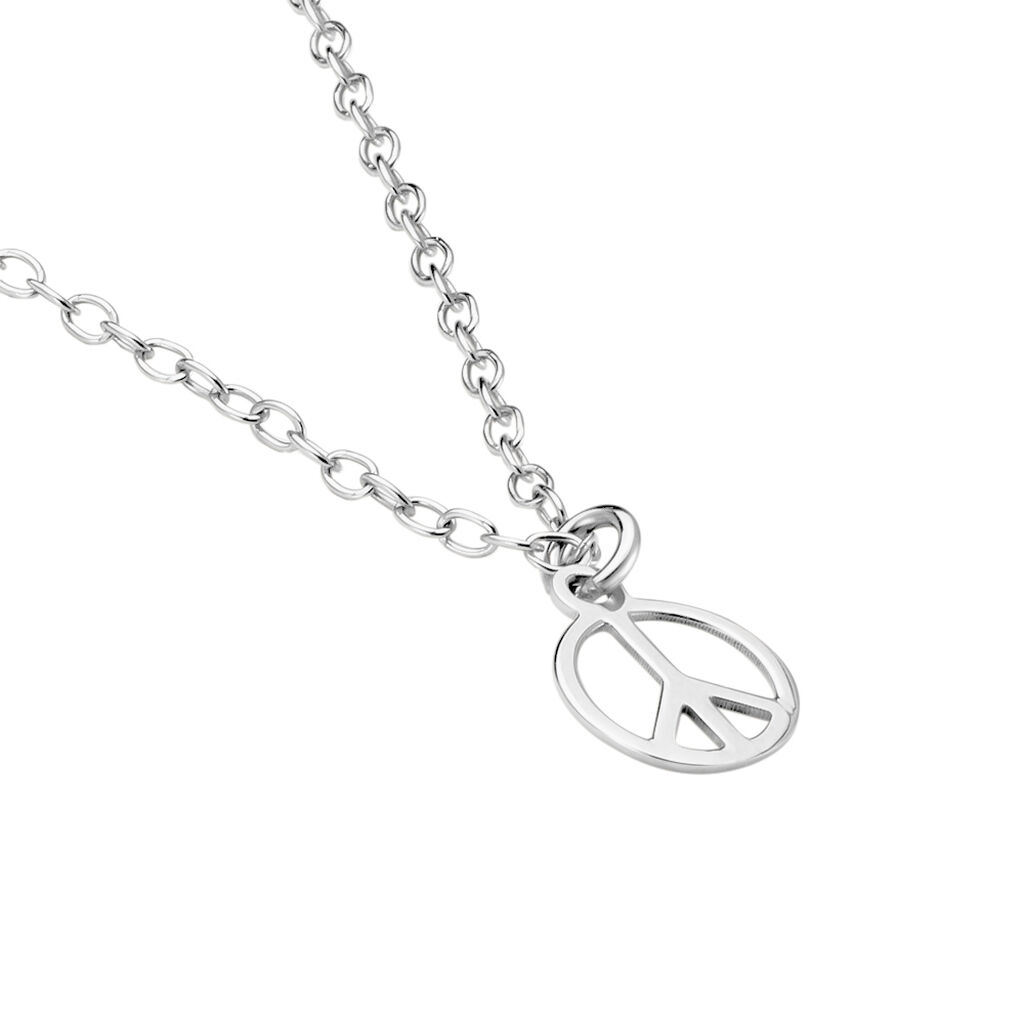 Collier Paz Argent Blanc