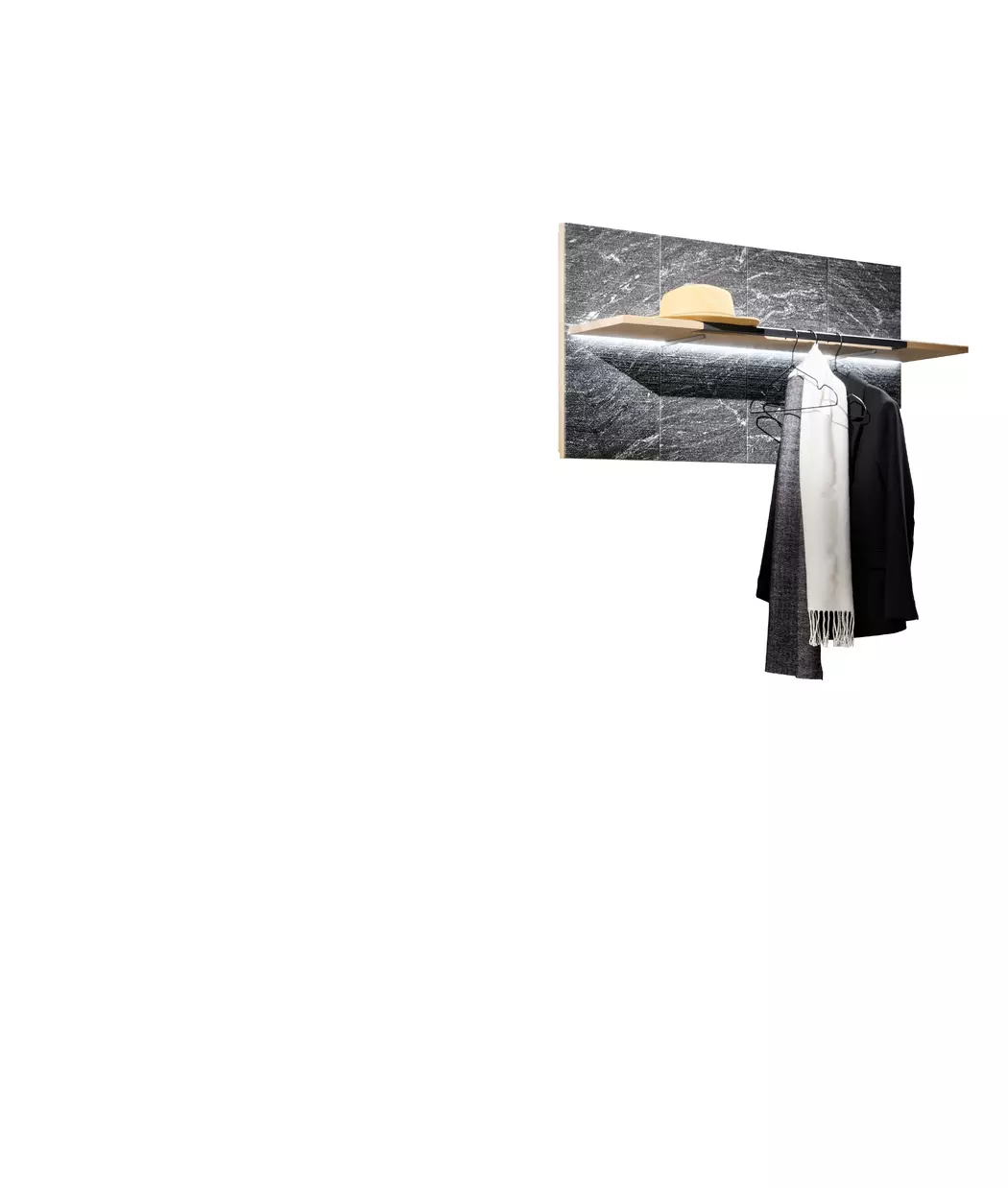 Wandgarderobe V-Rock