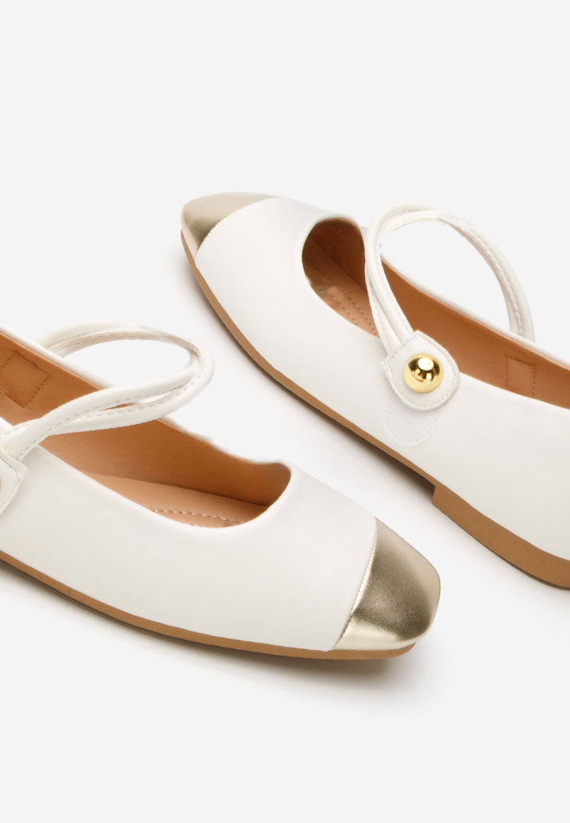 Ballerines femme blancs Agapia