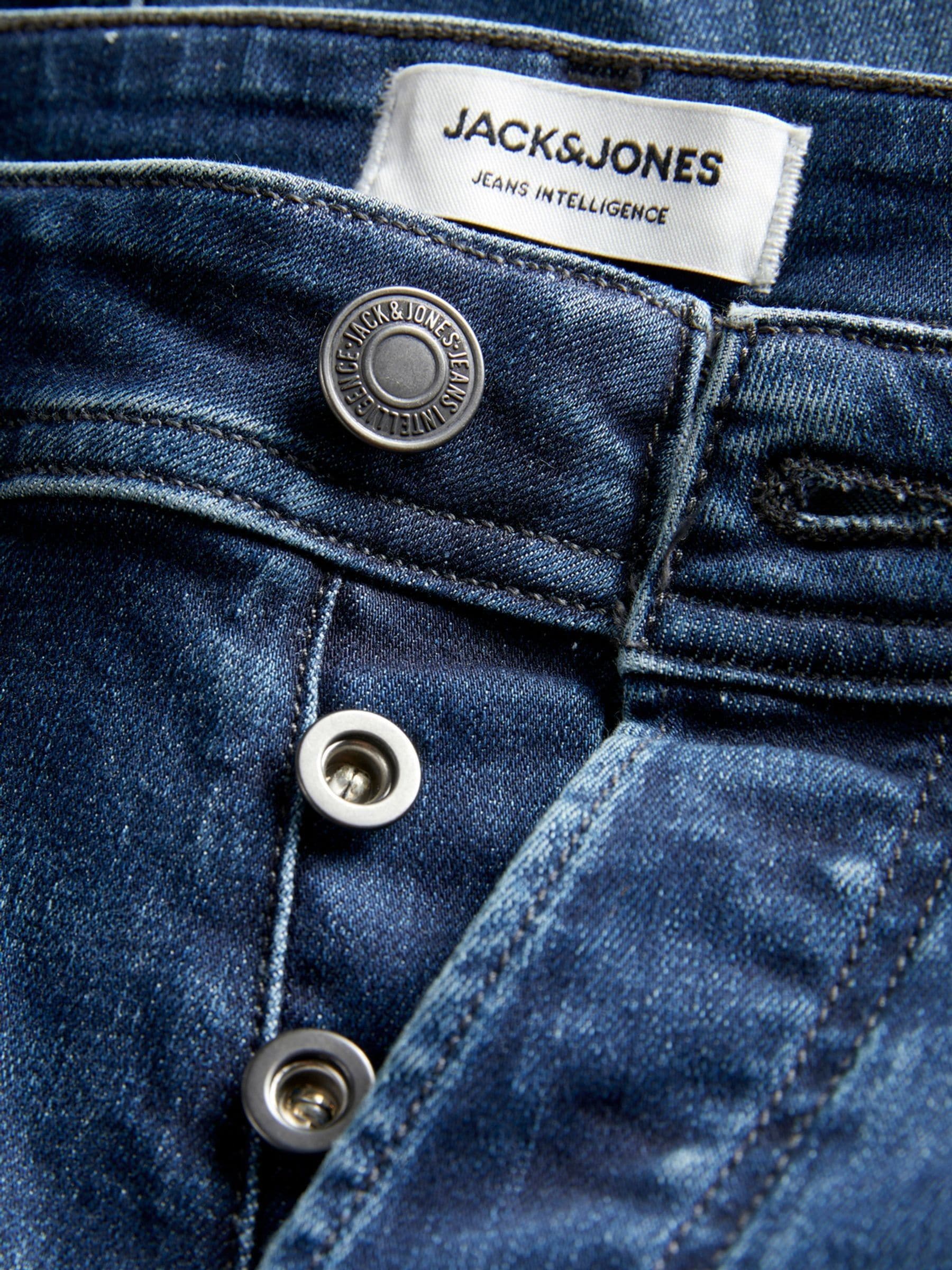 Blauw - JACK & JONES Slim-fit Glenn jeans