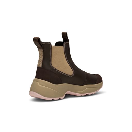 Woden Siri Waterproof Støvle, Chocolate/Light Lilac, 39