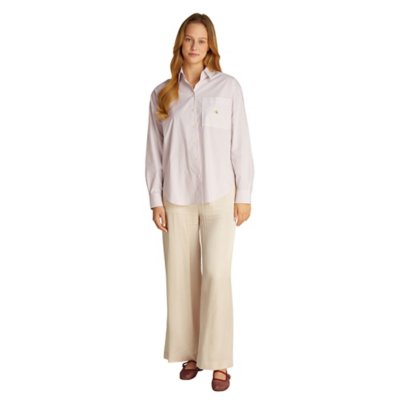 Chemise à manches longues femme Woven Label Relaxed CALVIN KLEIN