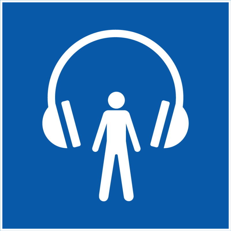 Pictogramme PI TC 014 - Audioguide - ISO 7001 en Gravoply