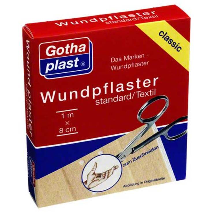 Gothaplast Wundpflaster standard 8 cm x 1 m, 1 St